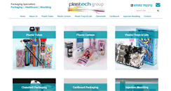Desktop Screenshot of plastechgroup.com