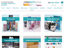 Tablet Screenshot of plastechgroup.com